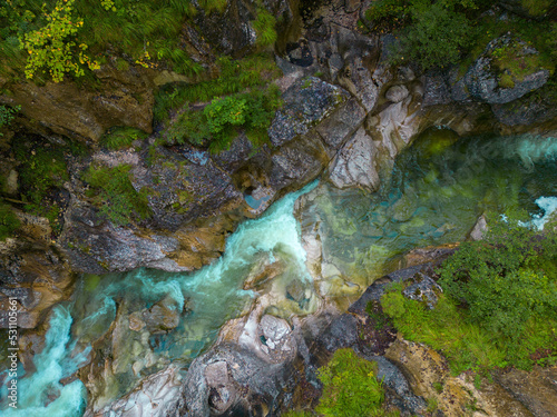 kaiser klamm from above