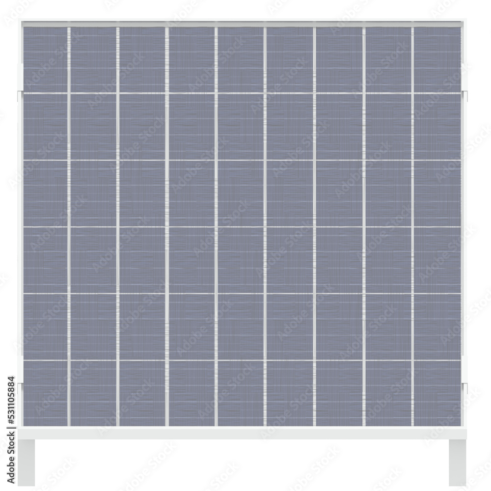 3D rendering illustration of a solar panel on a stand 3D rendering illustration of a solar panel on a stand