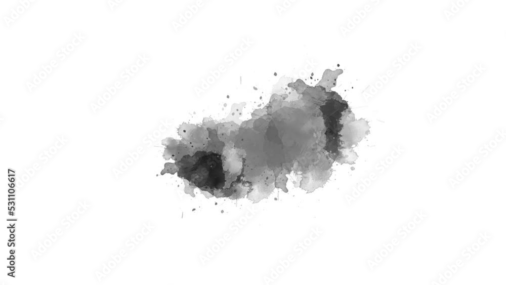 Ink brush stroke transition. Ink splash. watercolor brush ink drop transition. Abstract ink brush blot, splat, fluid art, overlay, alpha matte composition, spreading brush stroke. Ink brush stroke transition. Ink splash. watercolor brush ink drop transition. Abstract ink brush blot, splat, fluid art, overlay, alpha matte composition, spreading brush stroke.