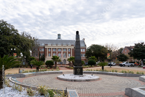 Tallahassee, FL,  USA - February 11, 2022: J R E Lee Hall at Florida Agricultural and Mechanical University (FAMU) in Tallahassee, FL, USA. FAMU is a public historically black land-grant university. photo