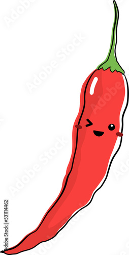 Hot pepper character