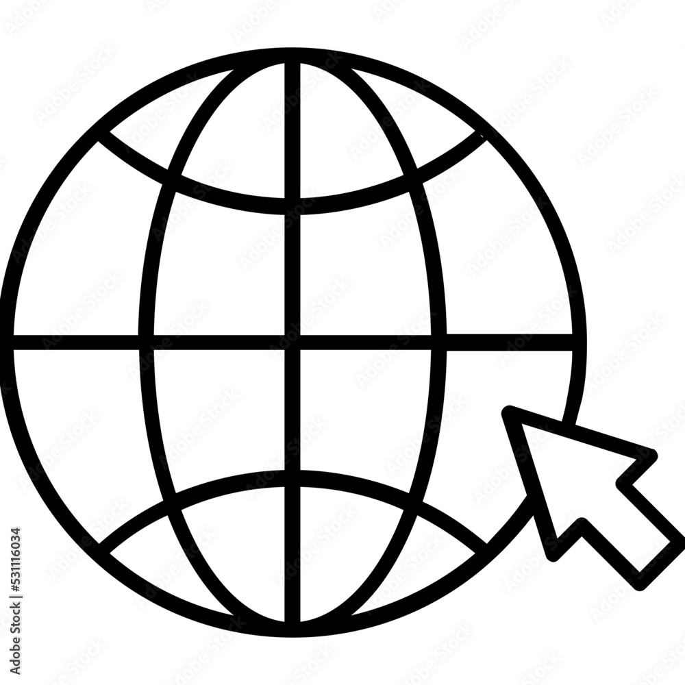 Web Line Vector Icon Web Line Vector Icon