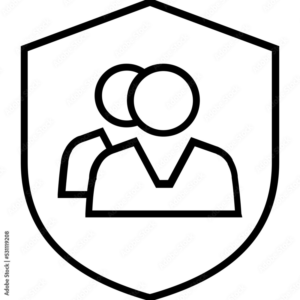 Parental Control Line Vector Icon Parental Control Line Vector Icon