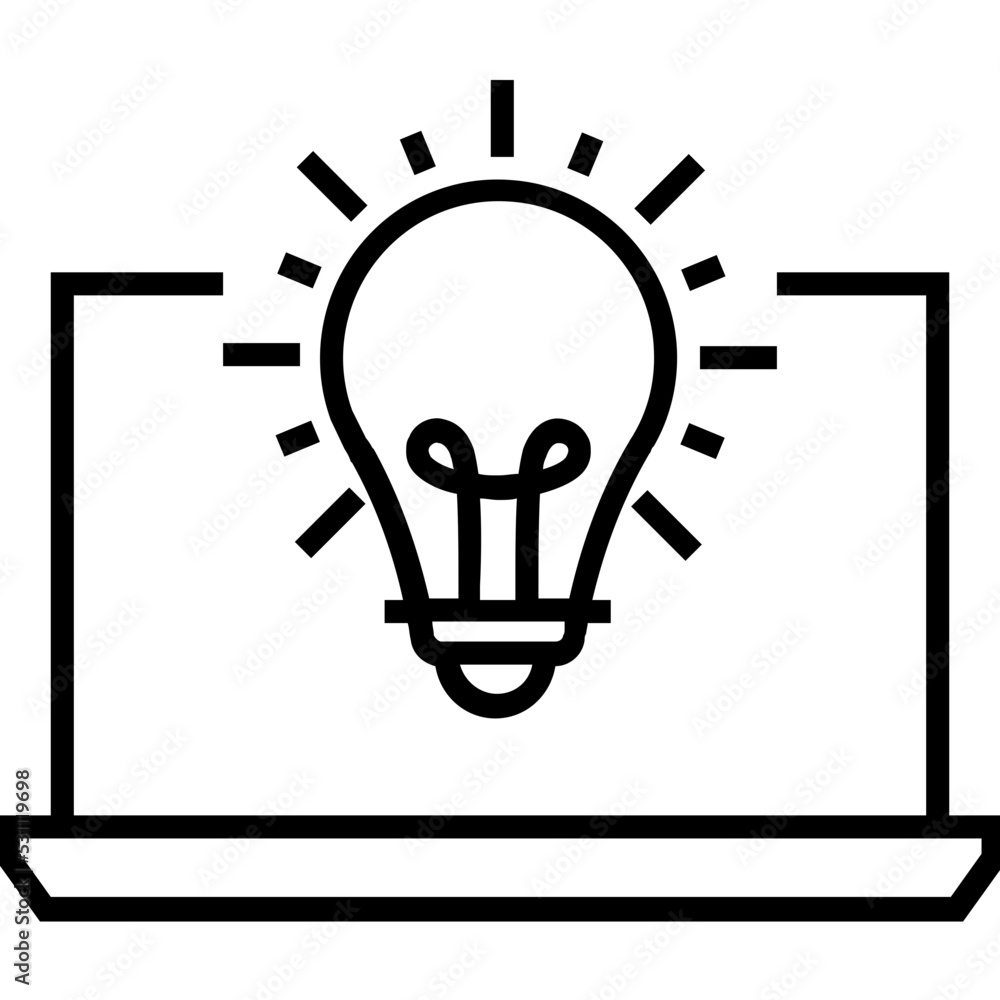Solution Line Vector Icon Solution Line Vector Icon