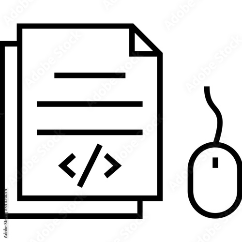 Indexing Line Vector Icon