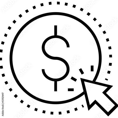 PPC Line Vector Icon