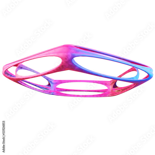 3d star shape wireframe futuristic png element. Space purple gradient geometric figure