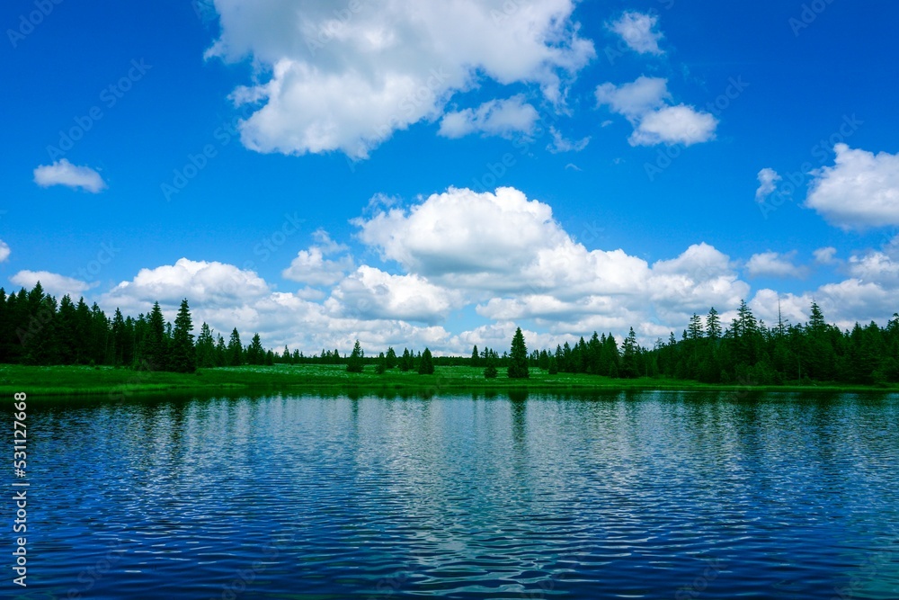 Obraz premium lake and sky