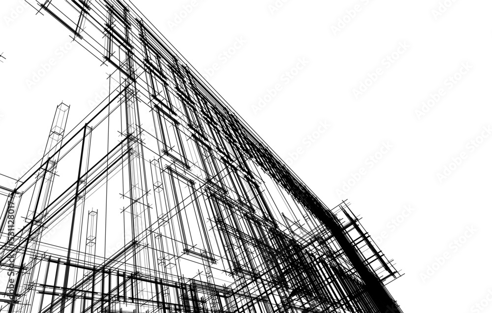 Architectural drawing vector illustration Architectural drawing vector illustration