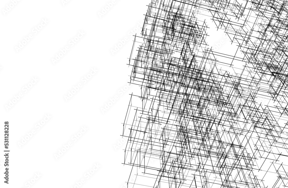 Architectural drawing vector illustration Architectural drawing vector illustration