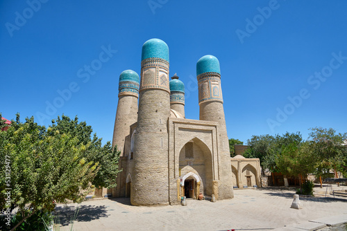 minor mosque in bukhara, uzbekistan