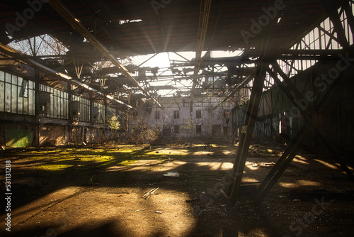 Alte Halle - Beatiful Decay - Abandoned - Verlassener Ort - Urbex   Urbexing - Lost Place - Artwork - Creepy - High quality photo 
