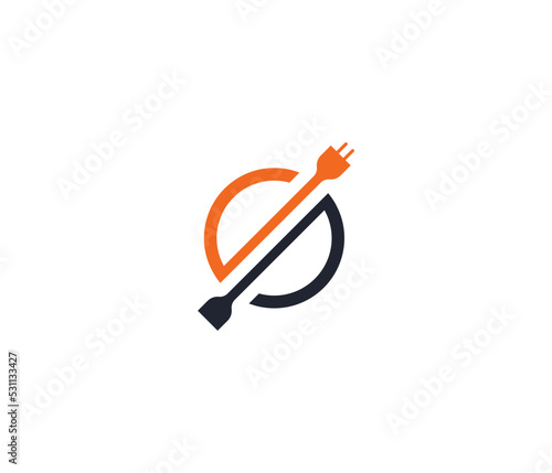 Simple Letter S Electric Logo