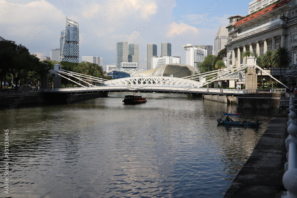 bridge over the river