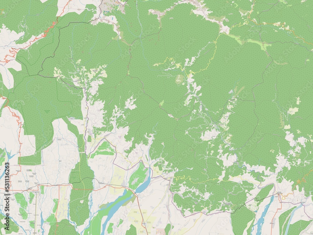 Samtse, Bhutan. OSM. No legend Samtse, Bhutan. OSM. No legend