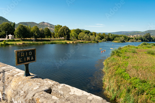 Wallpaper Mural view of the river in ponte de lima portugal Torontodigital.ca