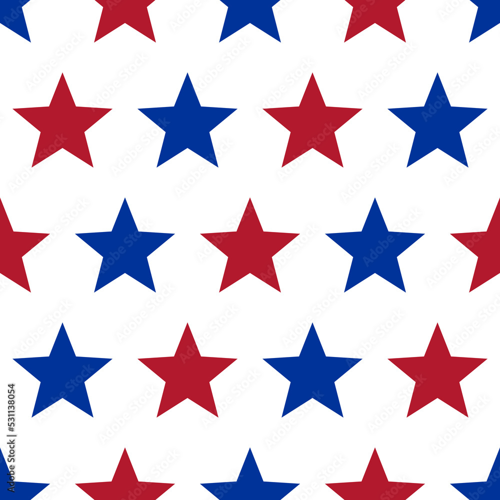 Diagonal rows with stars seamless pattern. American patriotic backgrounds. Independence day geometric prints. Perfect for election invitations. Holiday simple wallpaper. Diagonal rows with stars seamless pattern. American patriotic backgrounds. Independence day geometric prints. Perfect for election invitations. Holiday simple wallpaper.