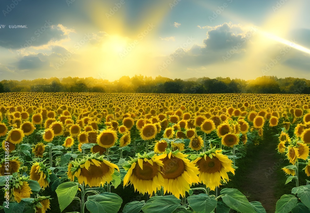 Fototapeta premium Beautifull nature illustrations