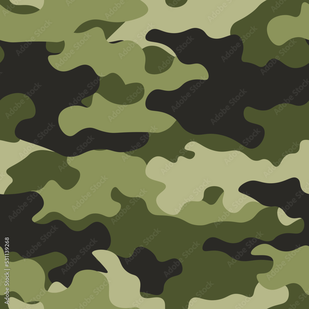 Camouflage seamless pattern. Abstract modern vector military background. Fabric textile print. Camouflage seamless pattern. Abstract modern vector military background. Fabric textile print.