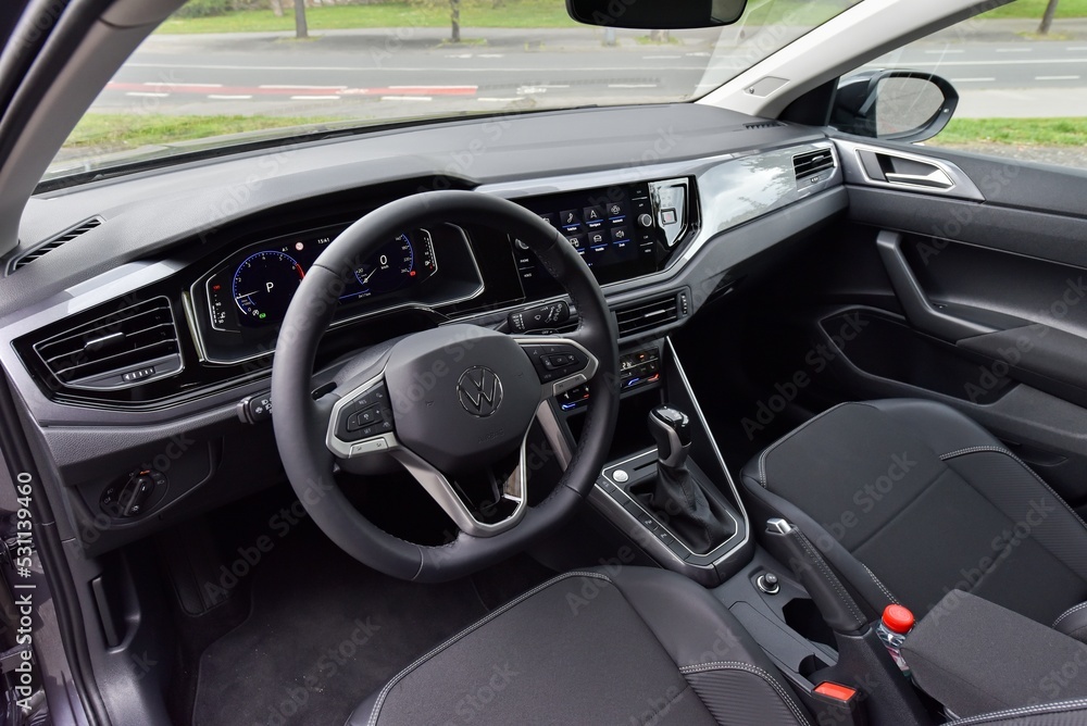 Volkswagen Taigo 1.0 TSI DSG. Cabin interior - dashboard. 04-27-2022 ...