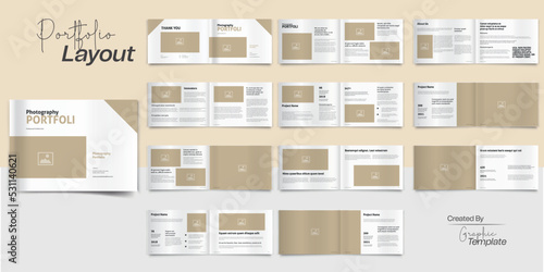 Photography Portfolio Template Design 