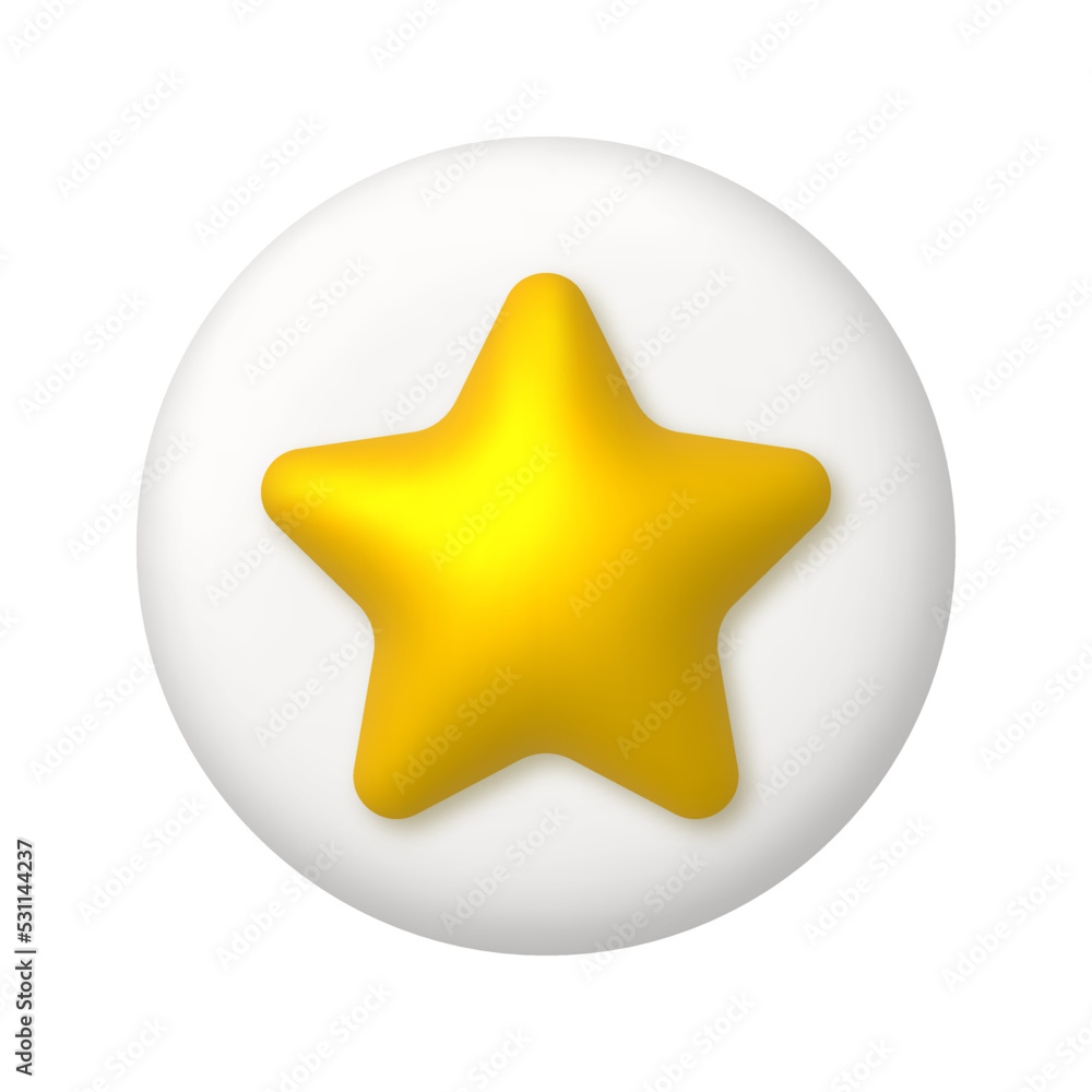 Golden dollar sign on white button. 3d realistic vector design element. Golden dollar sign on white button. 3d realistic vector design element.