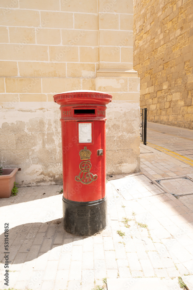 Boîte aux lettres anglaise à Malte Boîte aux lettres anglaise à Malte