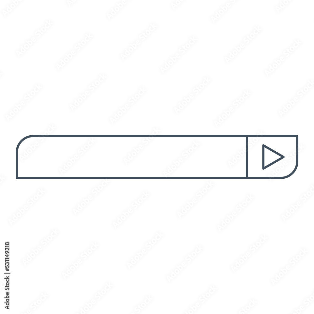 search bar icon line search bar icon line