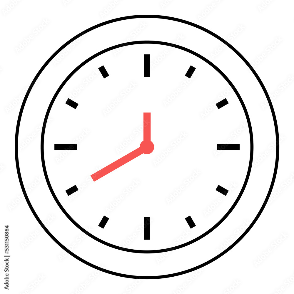 time clock icon flat time clock icon flat