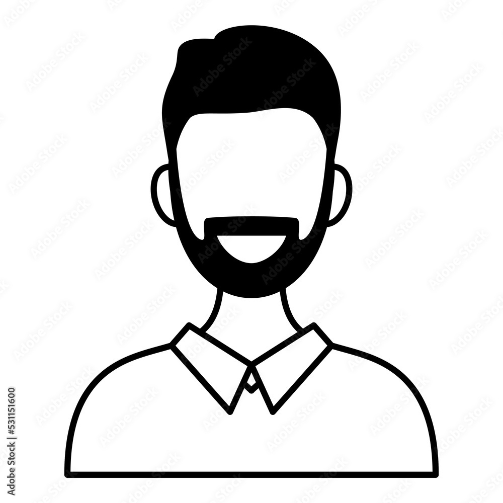 man person character avatar