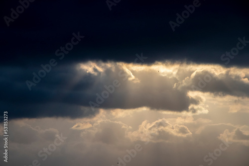 Dramatic sky, Sunset and Dark Clouds and fantastic sky © Bilal Ulker