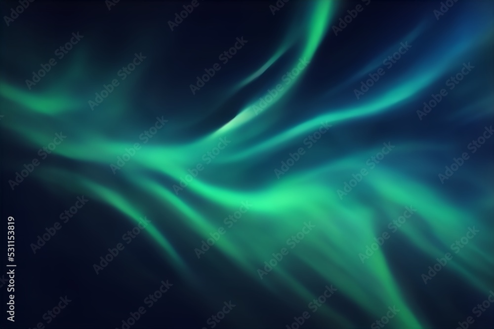 teal green abstract background with waves. Colorful gradient design. Illustration for banner, poster, presentation, landing page