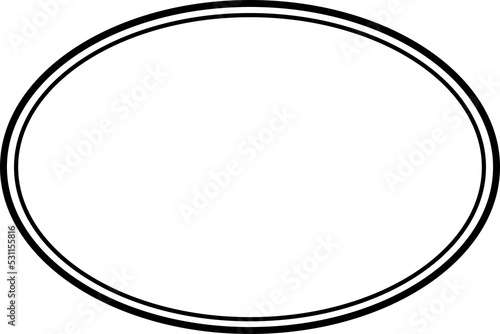 Frame classic double elliptic.