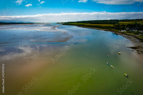 Cefni Estuary view from Malltraeth, Anglesey, Wales.