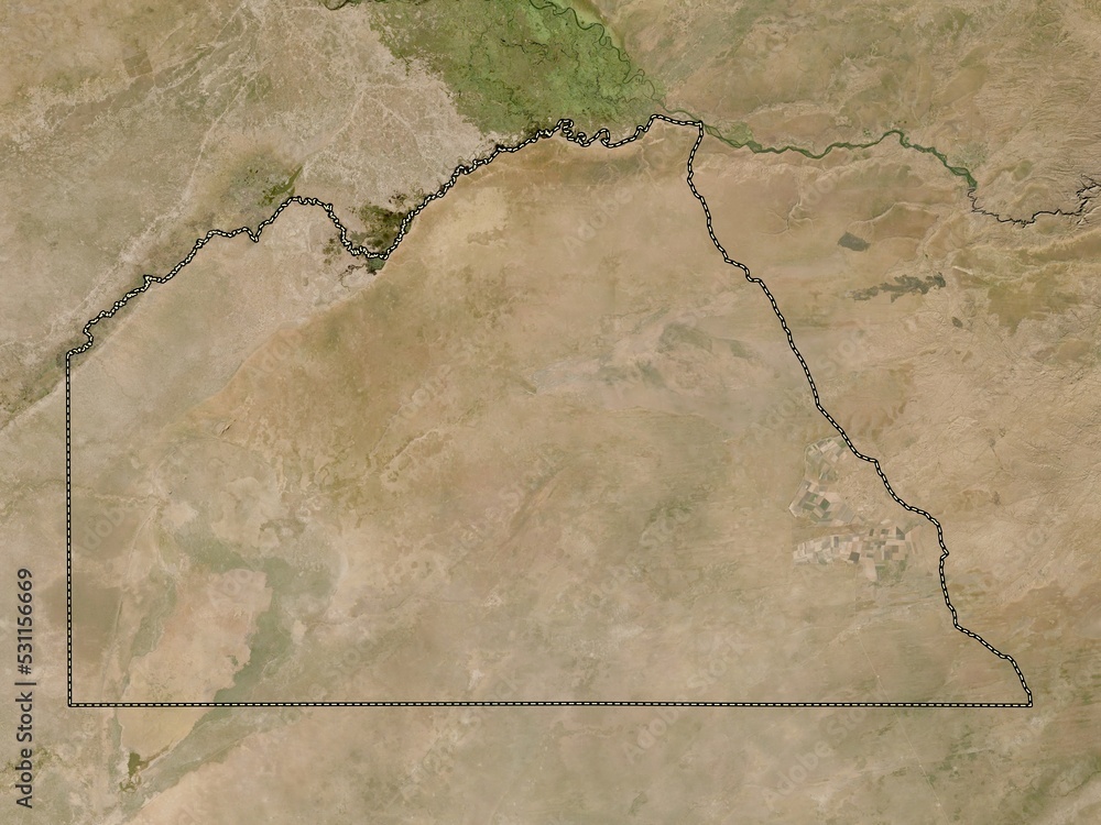 Chobe, Botswana. Low-res satellite. No legend