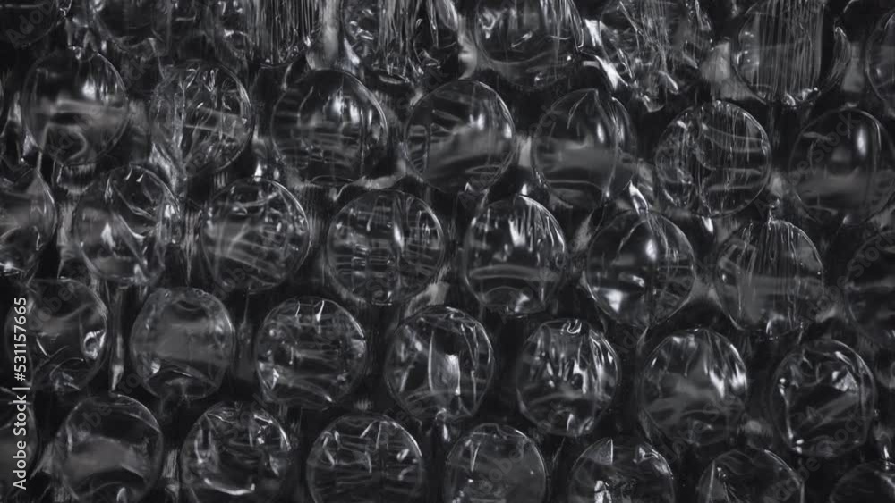Bubble wrap over black background Bubble wrap over black background