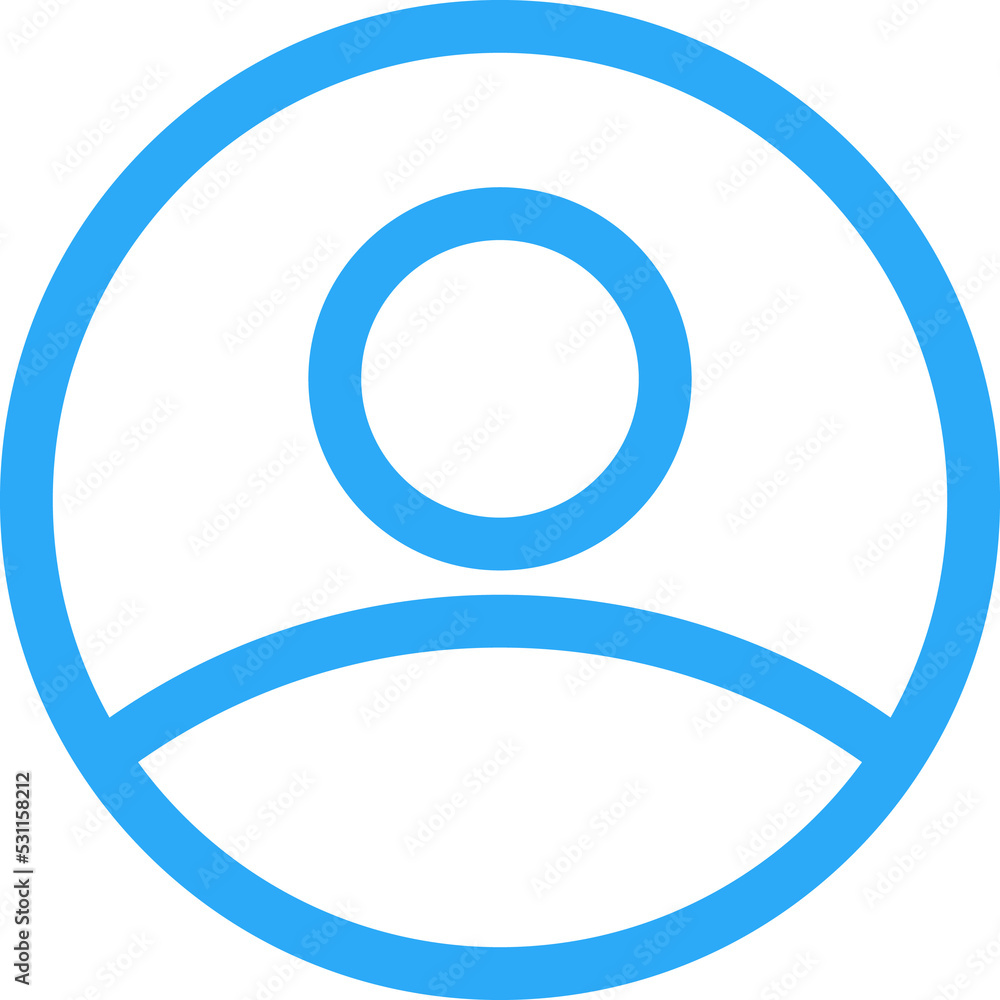 blue icon for user and profile blue icon for user and profile