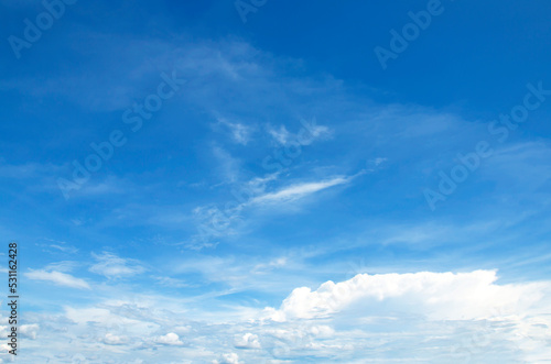  blue sky clouds white natural beautiful abstract