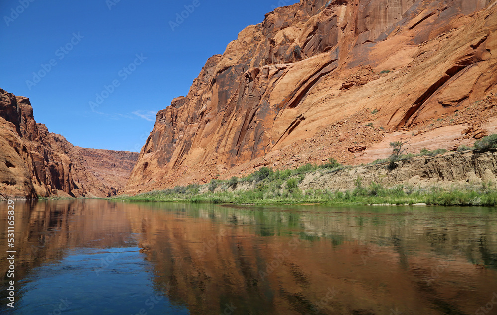Landscape in Colorado River gorge - Northern Arizona