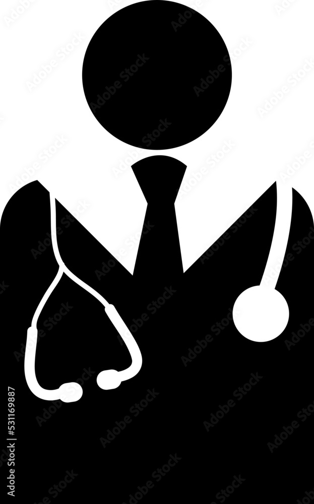 Fototapeta premium Doctor icon design template vector isolated illustration.eps