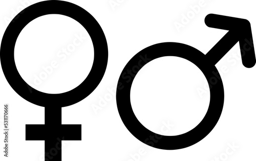 male and female symbols