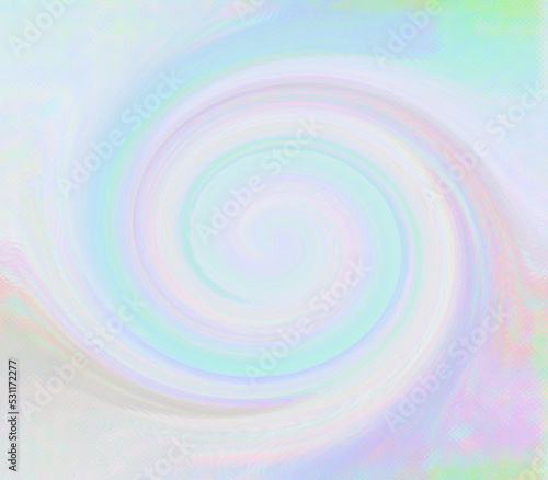 An abstract psychedelic swirl shape background image.