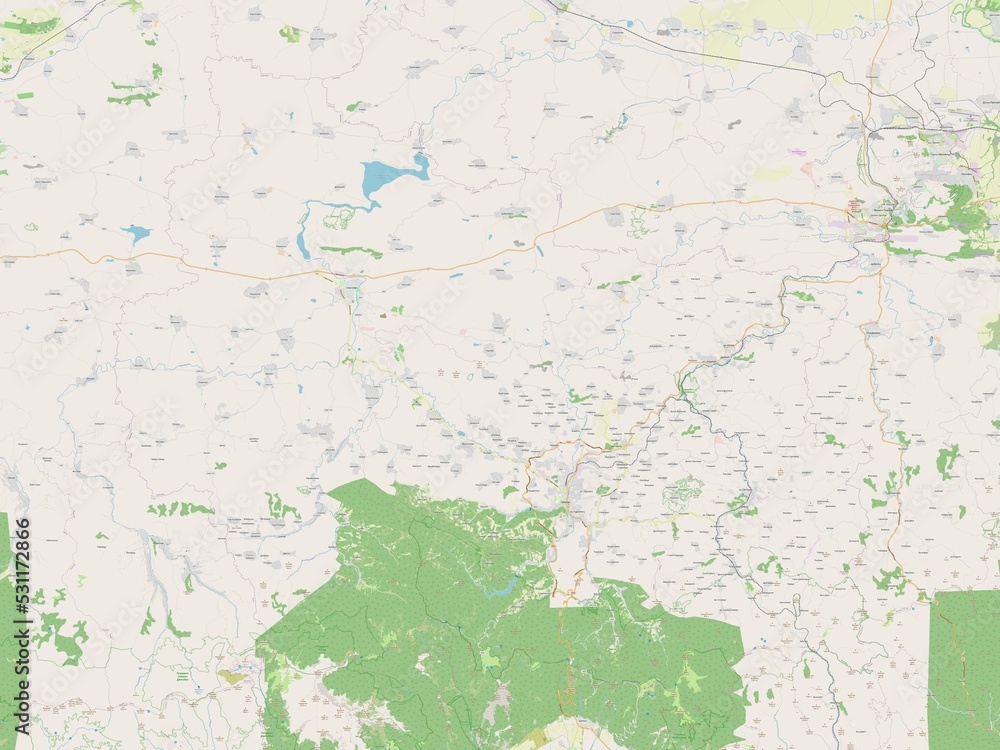 Gabrovo, Bulgaria. OSM. No legend Gabrovo, Bulgaria. OSM. No legend
