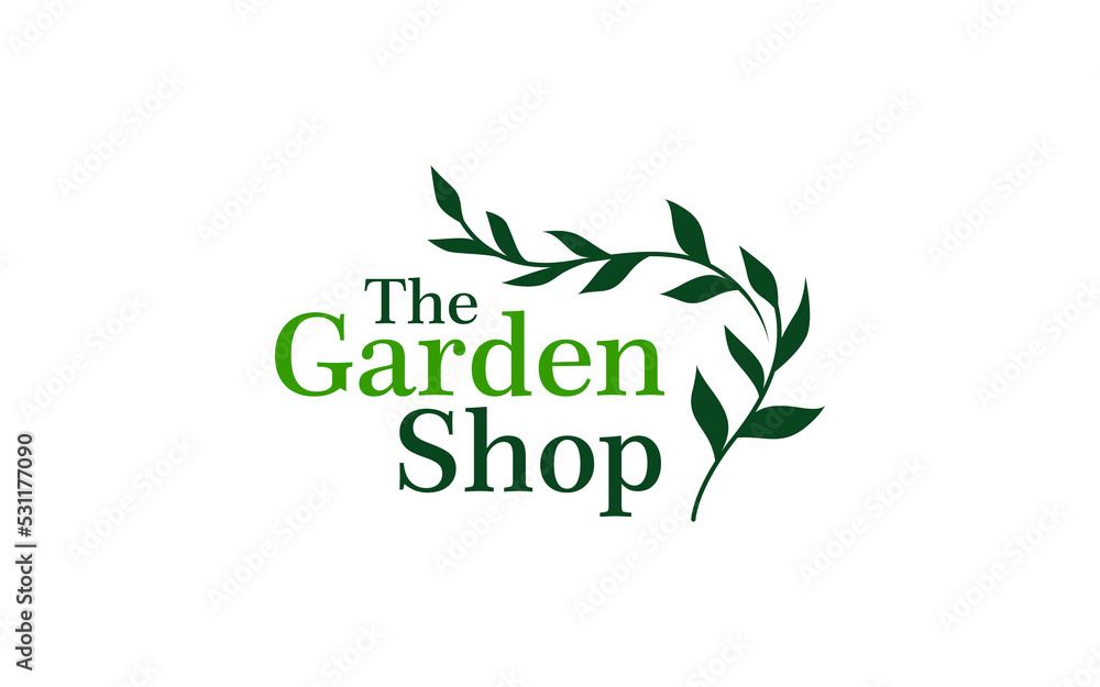 Fototapeta premium Illustration graphic vector of gardening and landscape services Suitable for nature or environment logo design template