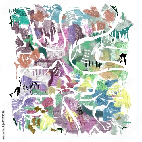 Colorful abstract art