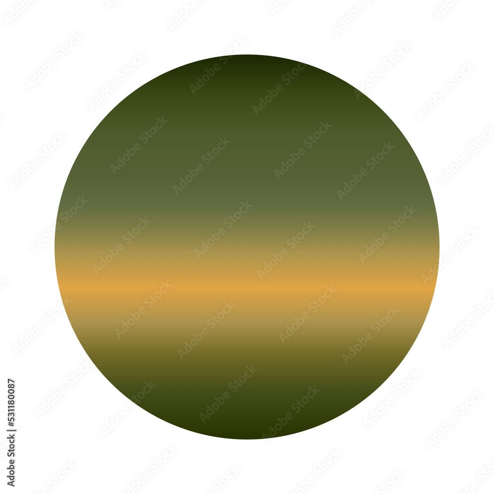 Round gradiation color design illustration