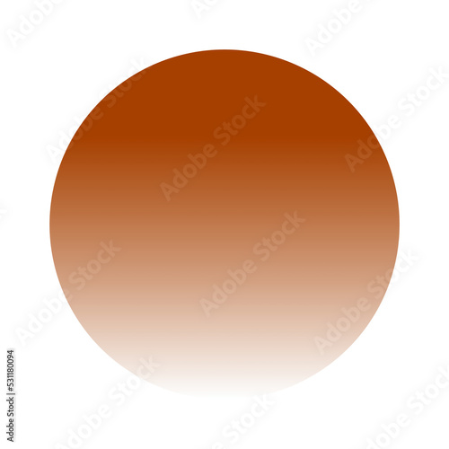 Round gradient color design illustration