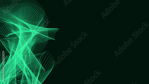 ocean color abstract background with lines