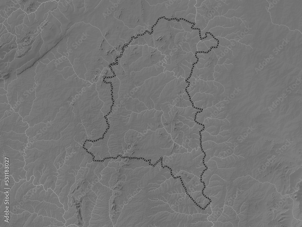 Sud-Ouest, Burkina Faso. Grayscale. No legend Sud-Ouest, Burkina Faso. Grayscale. No legend