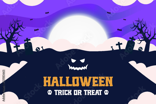 Halloween themed graphic design template easy to customize simple and elegant design